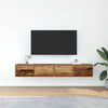 TV Kaapit 2 kpl vanha puu 80x31x25,5 cm suunniteltu puu