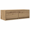 TV-seinäkaapit 2 kpl 80x31x25,5 cm tekninen puu