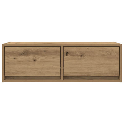 TV-seinäkaapit 2 kpl 80x31x25,5 cm tekninen puu
