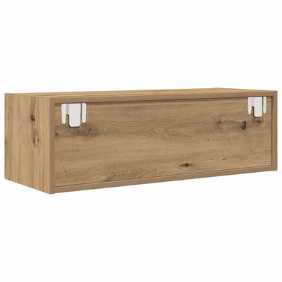TV-seinäkaapit 2 kpl 80x31x25,5 cm tekninen puu