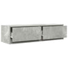 TV-kaappi Betoninharmaa 100 x 31 x 25.5 cm Tekninen puu