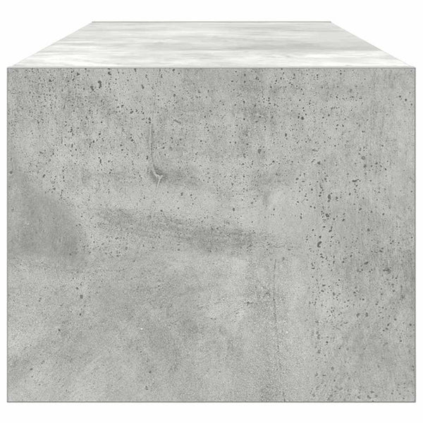 TV-kaappi Betoninharmaa 100 x 31 x 25.5 cm Tekninen puu