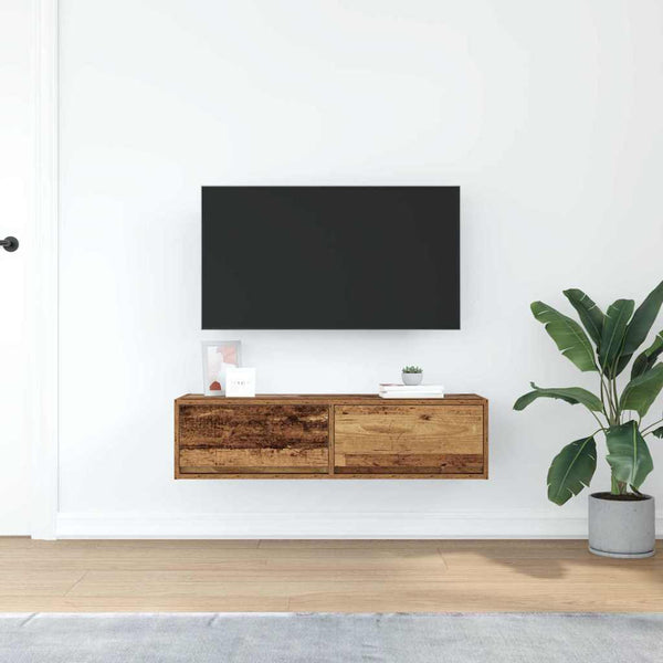 TV-kaappi Vanha puu 100 x 31 x 25.5 cm Tekninen puu