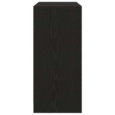 Senkki laatikolla musta tammi 80x34x76 cm tekninen puu