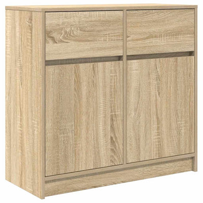 Senkki laatikolla Sonoma-tammi 80x34x76 cm tekninen puu