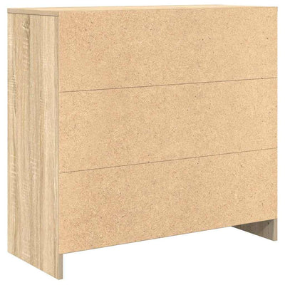 Senkki laatikolla Sonoma-tammi 80x34x76 cm tekninen puu