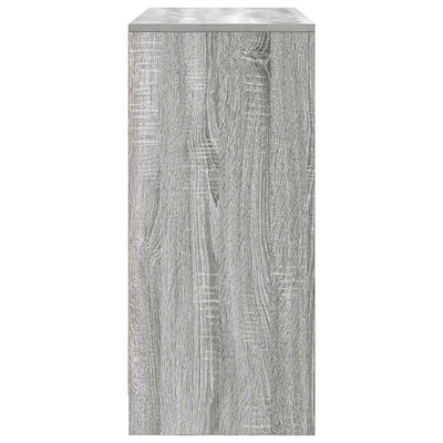 Senkki laatikolla harmaa sonoma 80x34x76 cm tekninen puu