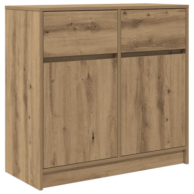 Senkki laatikolla artisaanitammi 80x34x76 cm tekninen puu