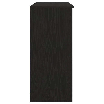 Senkki laatikolla musta tammi 101x35x76 cm tekninen puu