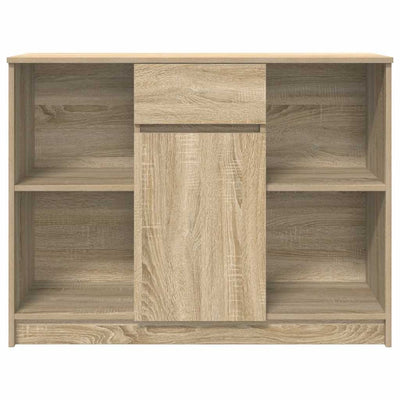 Senkki laatikolla Sonoma-tammi 101x35x76 cm tekninen puu