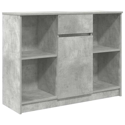 Senkki laatikolla betoninharmaa 101x35x76 cm tekninen puu