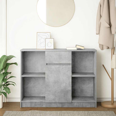 Senkki laatikolla betoninharmaa 101x35x76 cm tekninen puu
