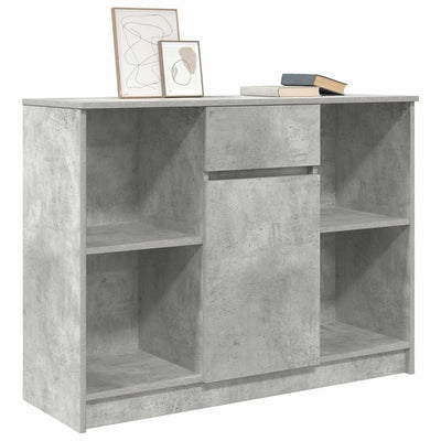 Senkki laatikolla betoninharmaa 101x35x76 cm tekninen puu