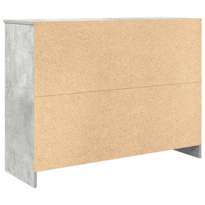 Senkki laatikolla betoninharmaa 101x35x76 cm tekninen puu