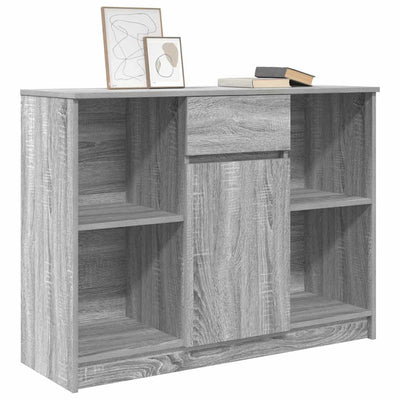 Senkki laatikolla harmaa sonoma 101x35x76 cm tekninen puu