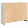 Senkki laatikolla harmaa sonoma 101x35x76 cm tekninen puu