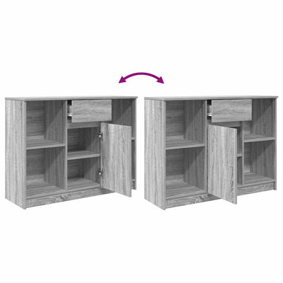 Senkki laatikolla harmaa sonoma 101x35x76 cm tekninen puu
