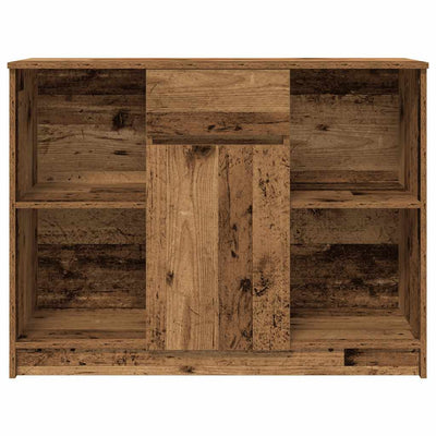 Senkki laatikolla vanha puu 101x35x76 cm tekninen puu
