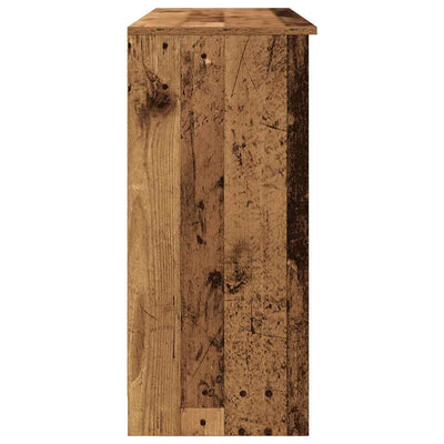 Senkki laatikolla vanha puu 101x35x76 cm tekninen puu