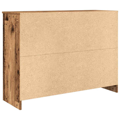 Senkki laatikolla vanha puu 101x35x76 cm tekninen puu