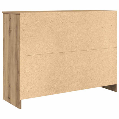 Senkki laatikolla artisaanitammi 101x35x76 cm tekninen puu
