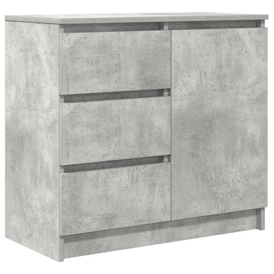Senkki laatikolla betoninharmaa 71x35x65 cm tekninen puu