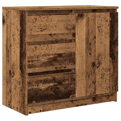 Senkki laatikolla vanha puu 71x35x65 cm tekninen puu
