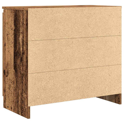 Senkki laatikolla vanha puu 71x35x65 cm tekninen puu