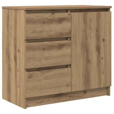 Senkki laatikolla artisaanitammi 71x35x65 cm tekninen puu