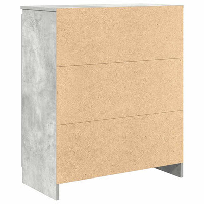 Senkki laatikoilla betoninharmaa 71x35x84 cm tekninen puu