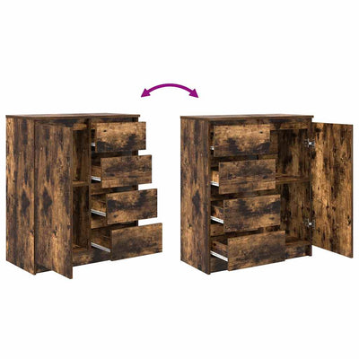 Senkki laatikoilla savustammi 71x35x84 cm tekninen puu