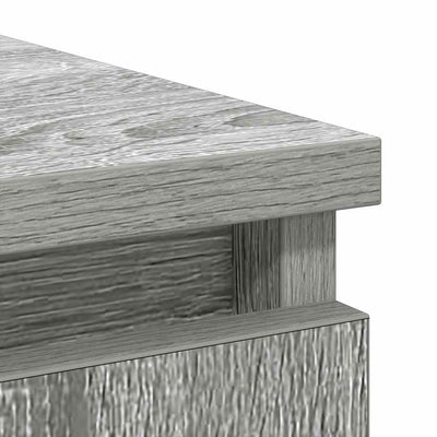 Senkki laatikoilla harmaa sonoma 71x35x84 cm tekninen puu