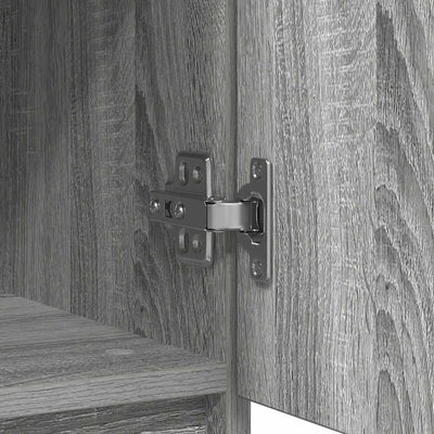 Senkki laatikoilla harmaa sonoma 71x35x84 cm tekninen puu