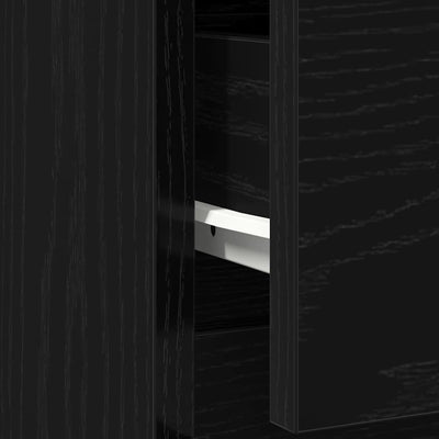 Musta tammi senkki laatikolla Filomita 71x35x84cm (puinen)