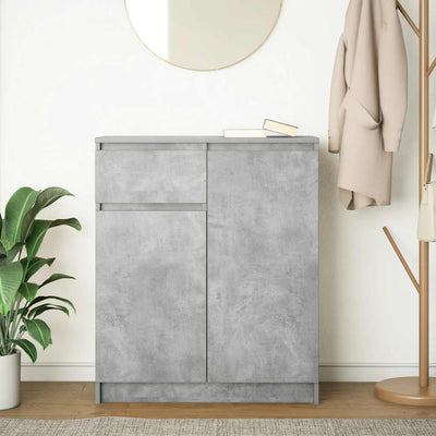 Senkki laatikolla betoninharmaa 71x35x84 cm tekninen puu