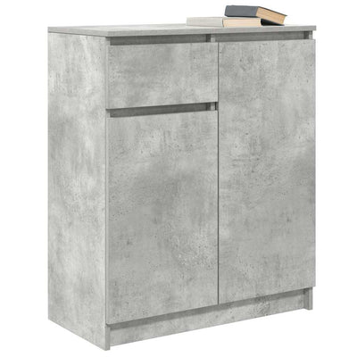 Senkki laatikolla betoninharmaa 71x35x84 cm tekninen puu