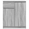 Senkki laatikolla harmaa sonoma 71x35x84 cm tekninen puu