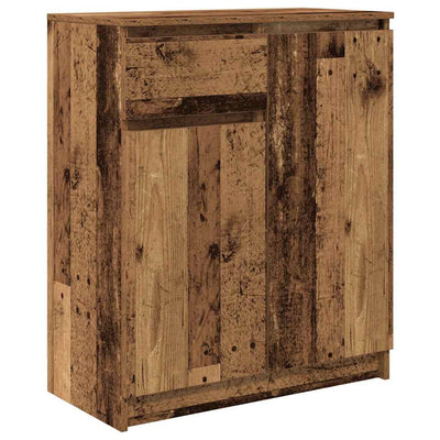Senkki laatikolla vanha puu 71x35x84 cm tekninen puu