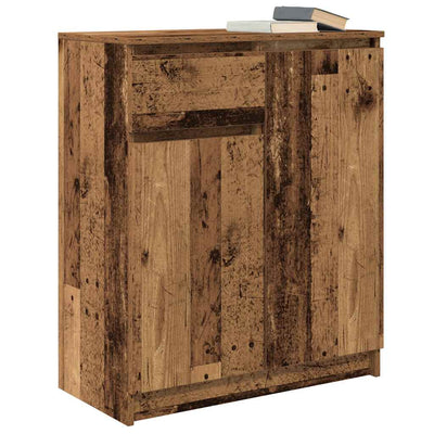 Senkki laatikolla vanha puu 71x35x84 cm tekninen puu