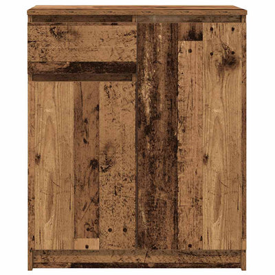 Senkki laatikolla vanha puu 71x35x84 cm tekninen puu