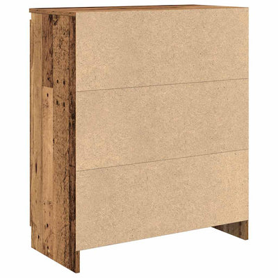 Senkki laatikolla vanha puu 71x35x84 cm tekninen puu