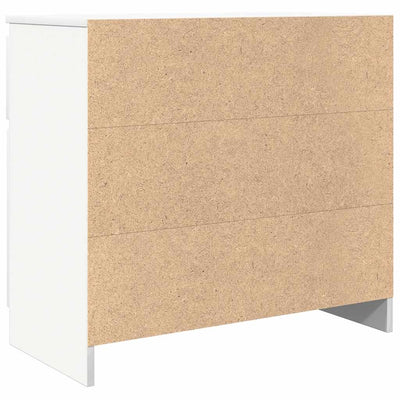 Senkki laatikolla valkoinen 71x35x65 cm tekninen puu