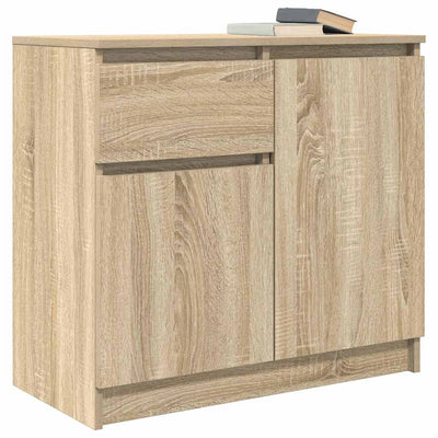 Senkki laatikolla Sonoma-tammi 71x35x65 cm tekninen puu