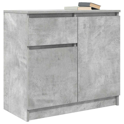 Senkki laatikolla betoninharmaa 71x35x65 cm tekninen puu