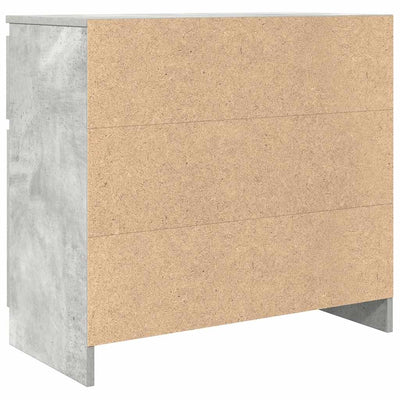 Senkki laatikolla betoninharmaa 71x35x65 cm tekninen puu