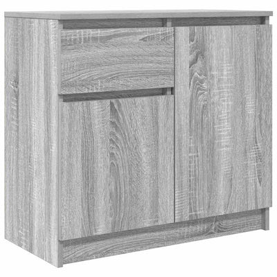 Senkki laatikolla harmaa sonoma 71x35x65 cm tekninen puu