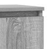Senkki laatikolla harmaa sonoma 71x35x65 cm tekninen puu