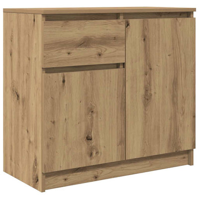 Senkki laatikolla artisaanitammi 71x35x65 cm tekninen puu