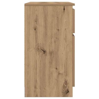 Senkki laatikolla artisaanitammi 71x35x65 cm tekninen puu