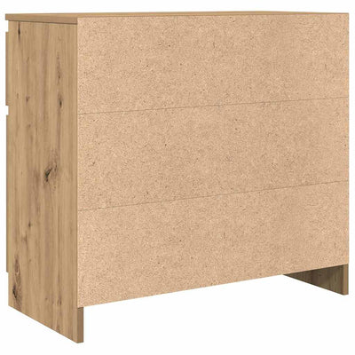 Senkki laatikolla artisaanitammi 71x35x65 cm tekninen puu